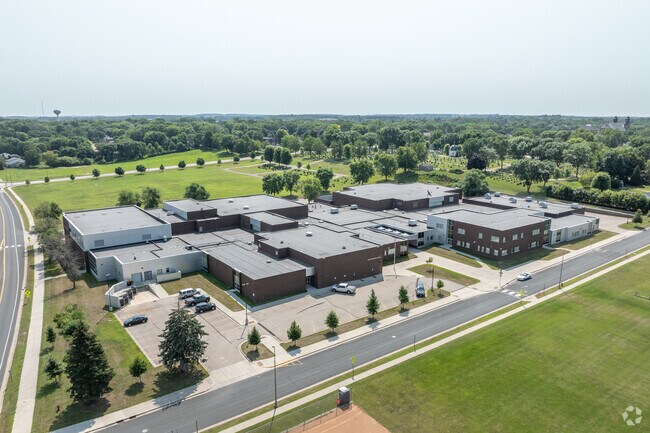 New Prague Middle School serves kids in grades 6 through 8.