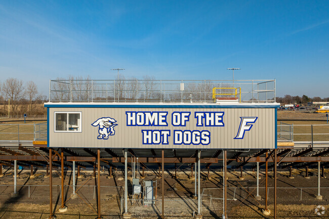 Frankfort Senior High School is the home of the Hot Dogs.