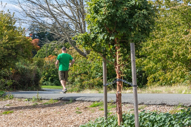 The Mountains to Sound Trail runs just north of the East Seattle neighborhood.