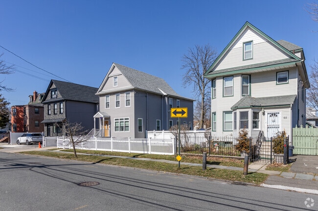 A row of semi-detached homes in New Brighton.