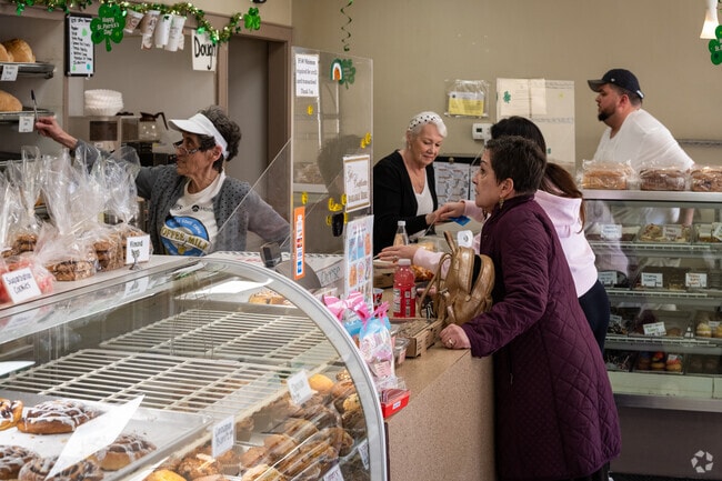 Discover delectable treats at Scialo's Bakery in Riverside on Willett Avenue.