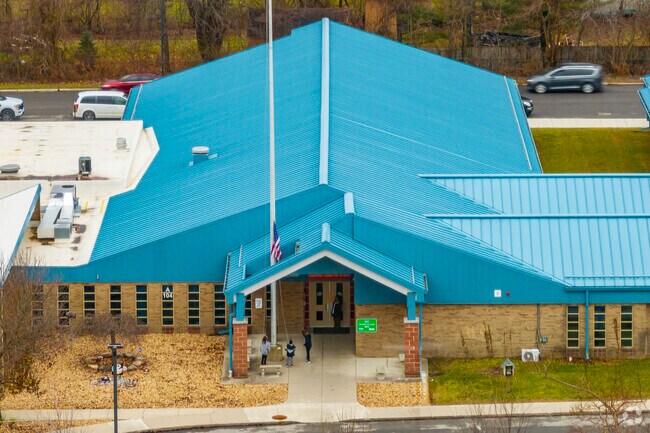 Brown Elementary School serves over 500 students in New Boston.