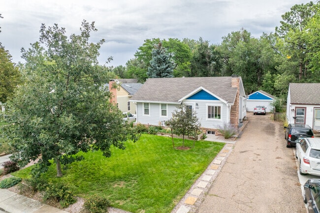 Homes throughout Old Prospect feature large shade trees throughout.