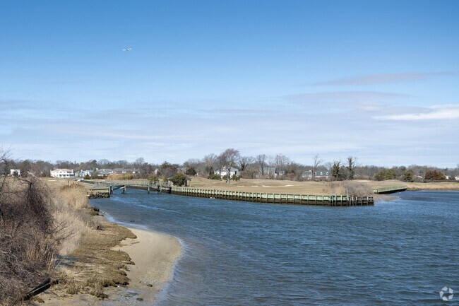 The Seawane Club in Hewlett Harbor has a waterfront golf course.