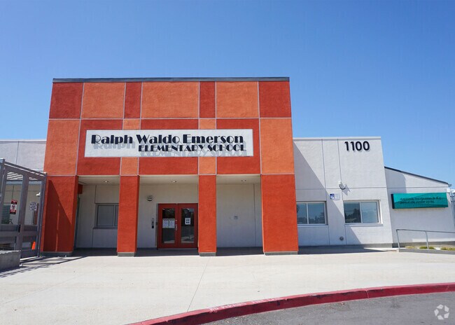 Emerson/Bandini Elementary School front entrance in Southcrest.