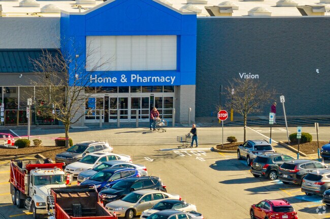 The Walmart in Delmont is the go to choice for residents to shop for groceries.