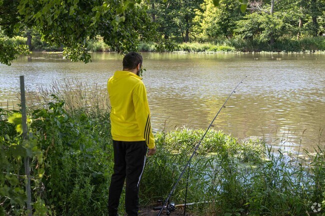 McKinley Woods is a beautiful forest preserve near South DuPage RIver that has great fishing.