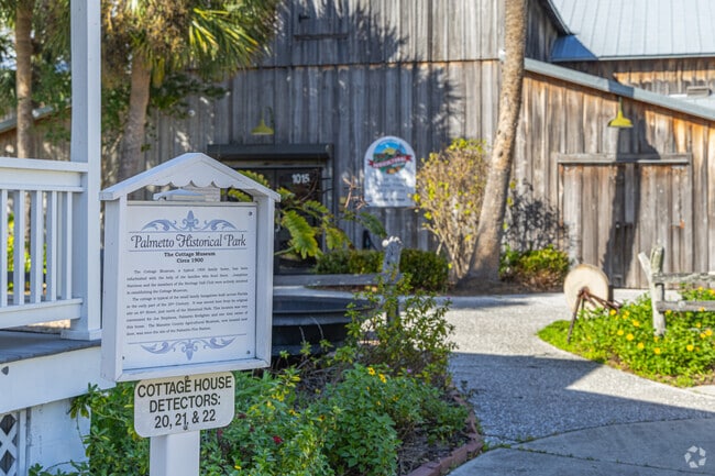Palmetto Historical Park invites visitors to explore the city's vibrant history.