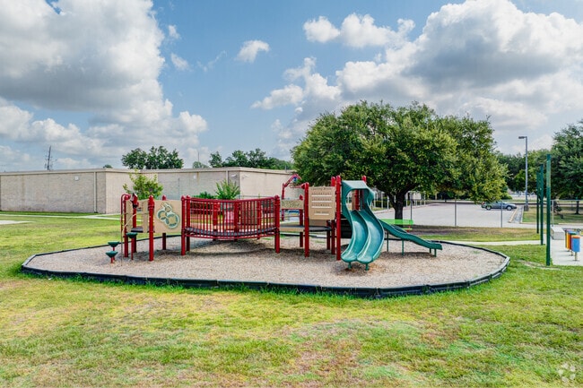 Playground for students during recess at Dunn Elementary School in Northview, TX.
