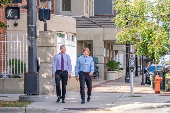 There are a lot of medical professionals who walk the streets of Downtown Rochester.