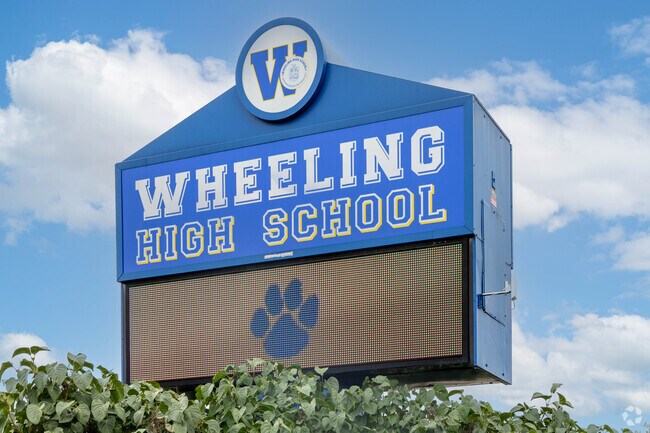 Wheeling High School is a highly ranked public high school with an A rating on Niche.