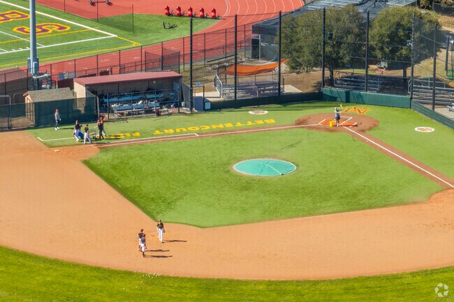 Flood Park locals can catch a game at Menlo-Atherton High School's baseball field.