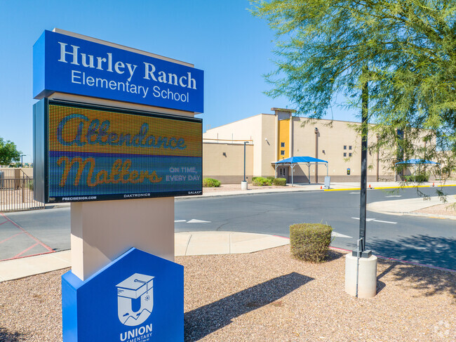Hurley Ranch Elementary School  offers a welcoming environment.