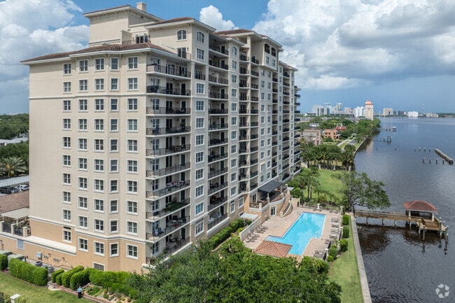 There are riverfront condominiums in the Riverside neighborhood.