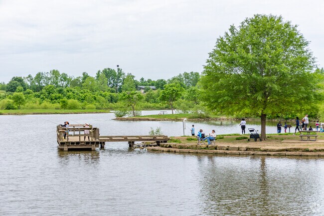 Liberty Park has many places to hook one at the fishing pond.