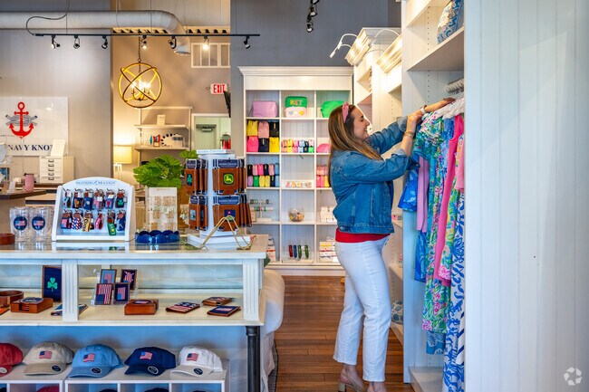 The Navy Knot in nearby Whitefish Bay provides ample clothing options for River Edge residents.