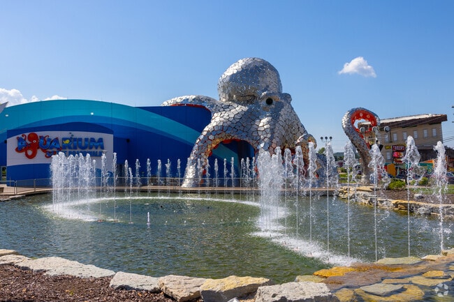 Aquarium At The Boardwalk showcases sea life near Branson Boardwalk.
