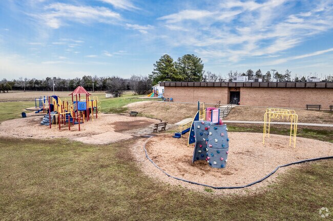 The students at Pinebrook Elementary School love the playground areas.