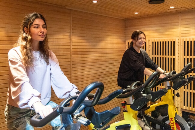 Peachtree City's HOTWORX has heated workout rooms and is open 24 hours a day.