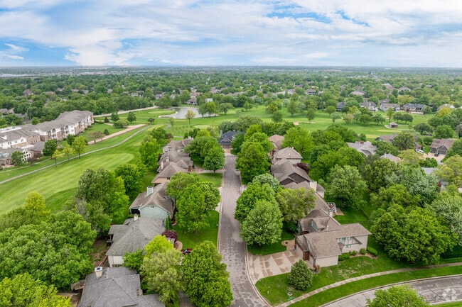 Many of the homes in Reflection Ridge line the fairways of the neighborhood's golf course.