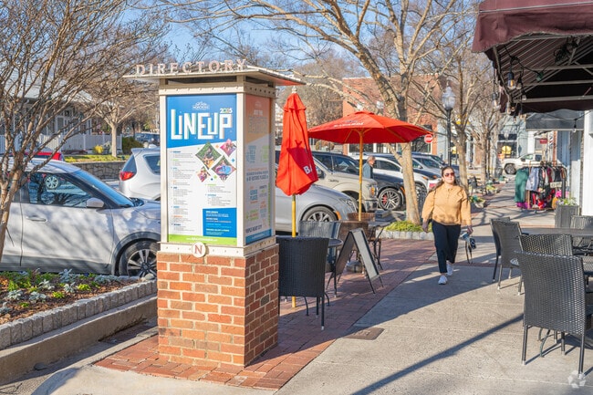 Norcross residents frequently enjoy the very walkable downtown area.