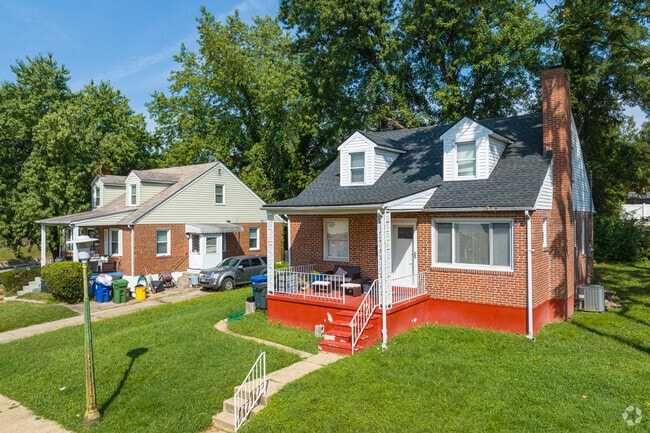 Cape Cod's with small front porches and dormer windows in Wilson Heights.