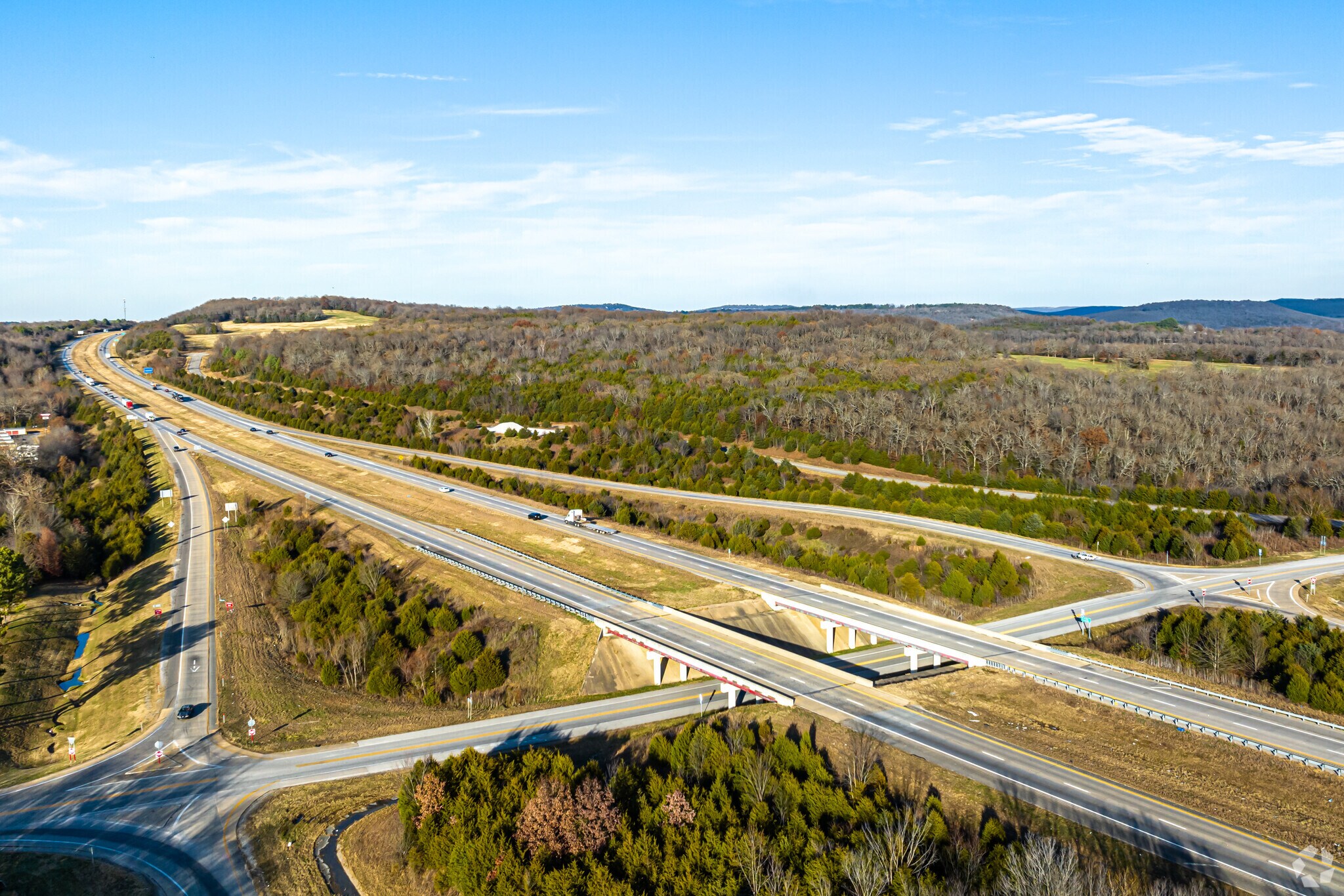 It is an easy commute from Greenland to the city and the University of Arkansas.