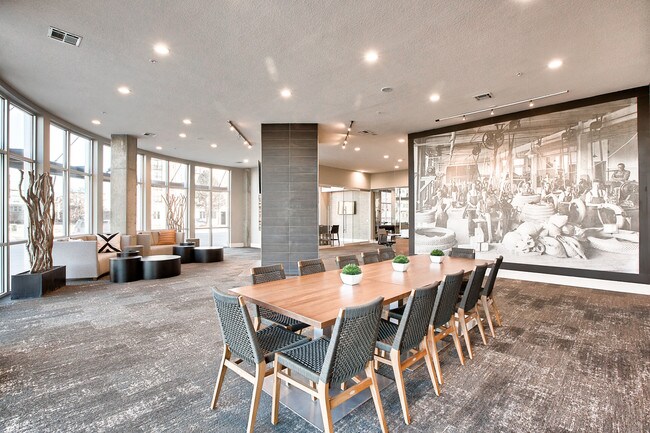 Catch up with friends in the spacious clubroom