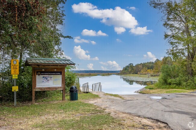 The Bull Headley boat ramp is popular for homeowners to launch for a day on the water.