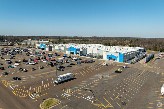 Walmart makes up Covington's big box shopping options.
