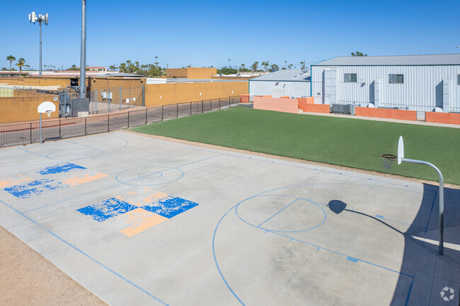 Shoot some hoops at Desert Mirage Elementary School in Youngtown.