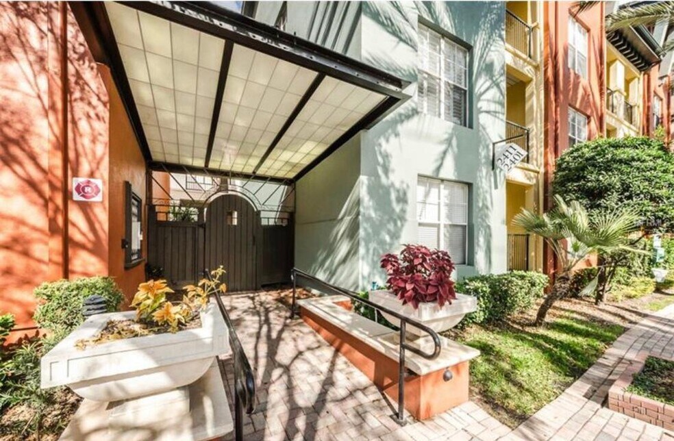 GATED STREET ENTRANCE