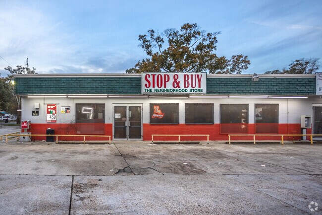 Stop and Buy near River Oaks provides quick access to everyday grocery essentials.