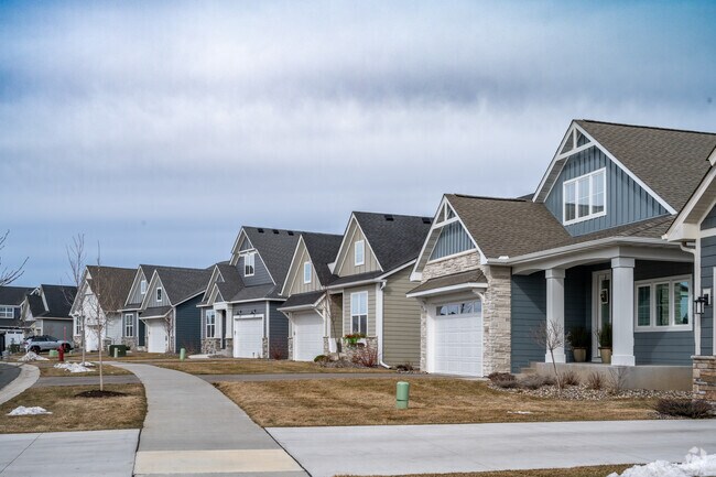 Many of the newer homes in Lake Elmo have modern craftsman influences.