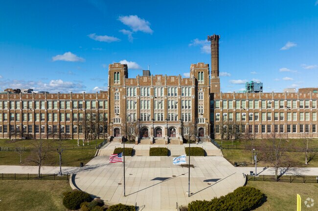 Steinmetz College Prep is a public magnet school in Schorsch Village.