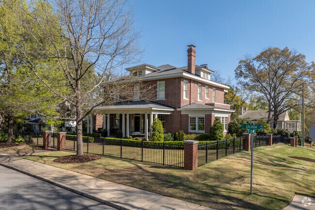 Saluda Avenue has a varied selection of home styles.