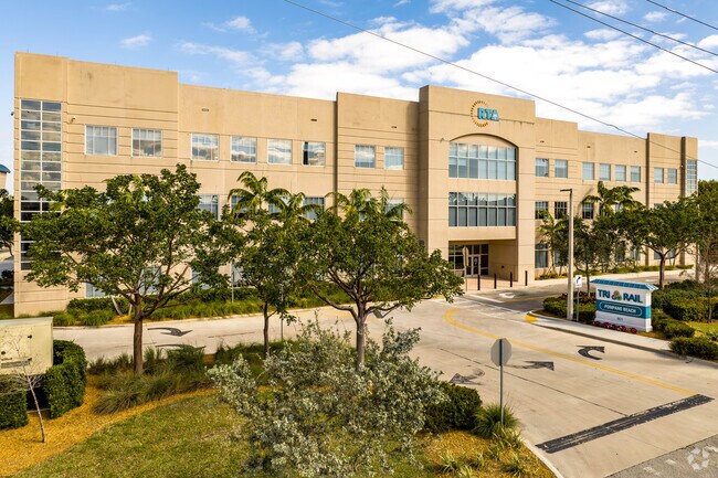 The Pompano Beach Tri-rail station, minutes from the Highlands.