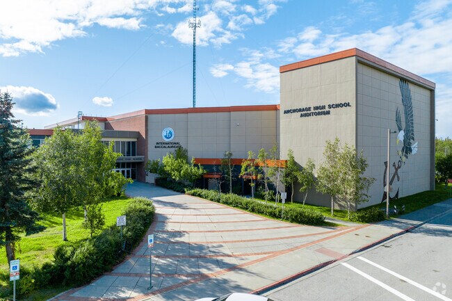 West Anchorage High School is one of the high schools that Taku/Campbell residents attend.