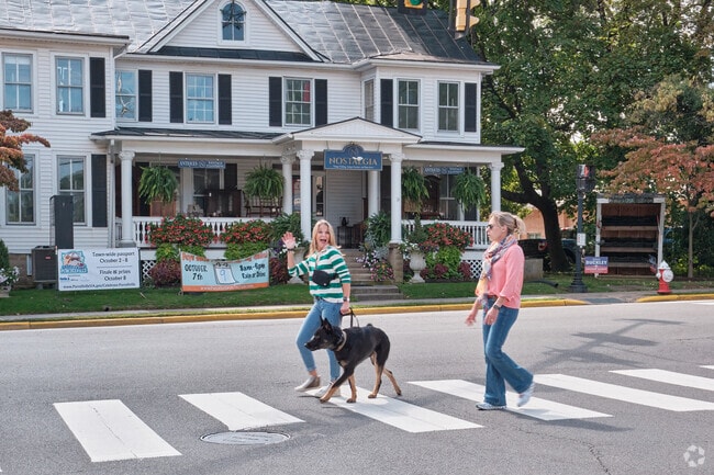 Purcellville's downtown is thriving with small businesses and shops.