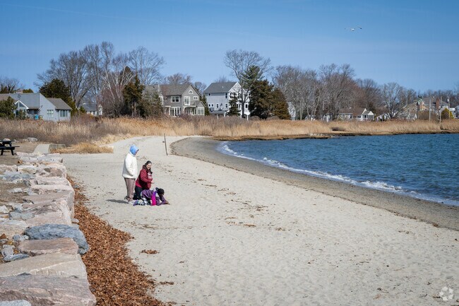North Kingstown Town Beach in Hamilton, RI, is a favorite outdoor spot for family beach days.