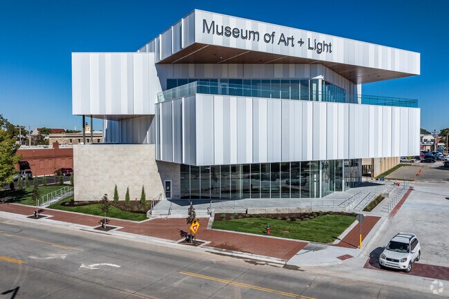Downtown Manhattan is home to the The Museum of Art+ Light.