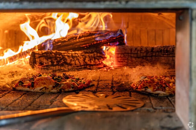Stop by Smoky Mountain Bakers to pick up a wood-fired pizza.