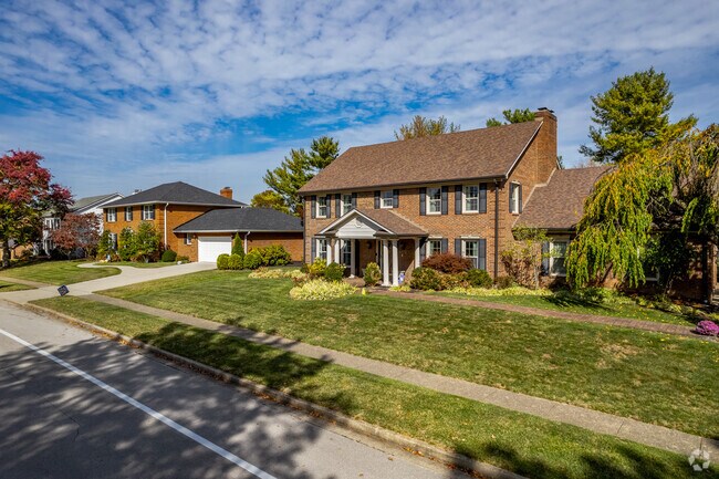 Colonial Revival is one of the more popular styles you will see in the Greenbrier neighborhood.