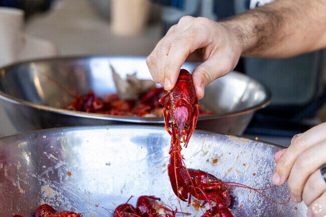 Grab some delicious at Overall Crawfish and Seafood in New Caney