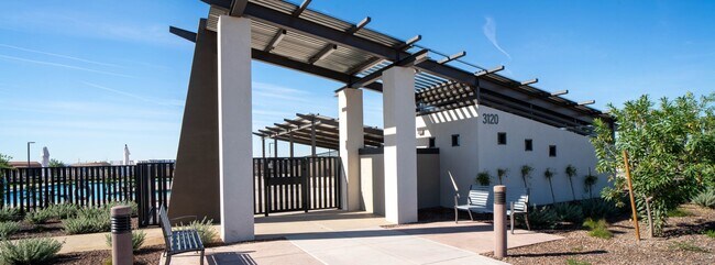 Entrance to the pool at Avion
