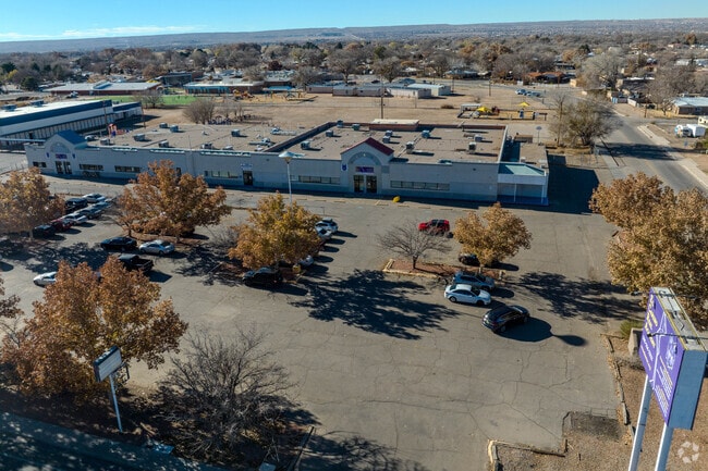 El Camino Real Academy Charter School aerial view.