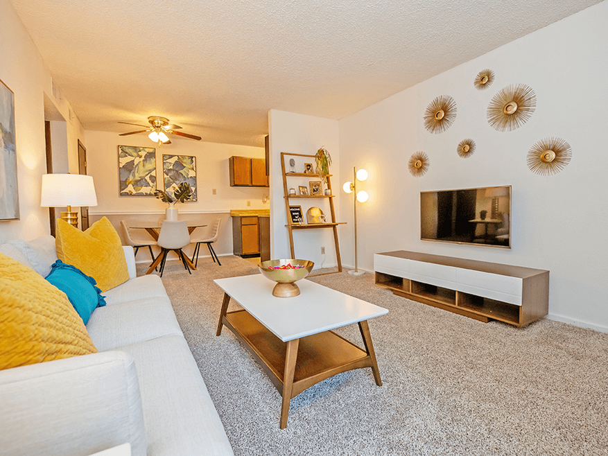 Carpeted Living Area