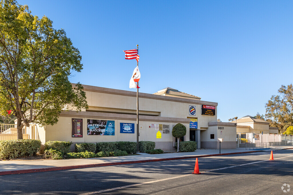 Parents can safely drop their kids off at Hidden Springs Elementary School in Moreno Valley.