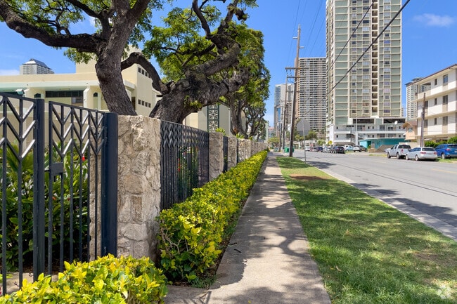 The campus features modern facilities and historic buildings.