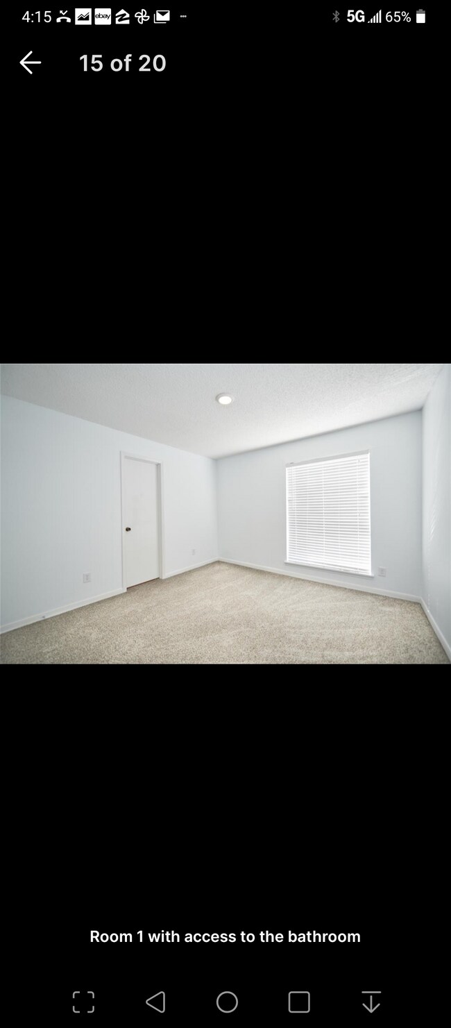 Large walk-in closets in the bedrooms. Plenty of room for all your belongings.